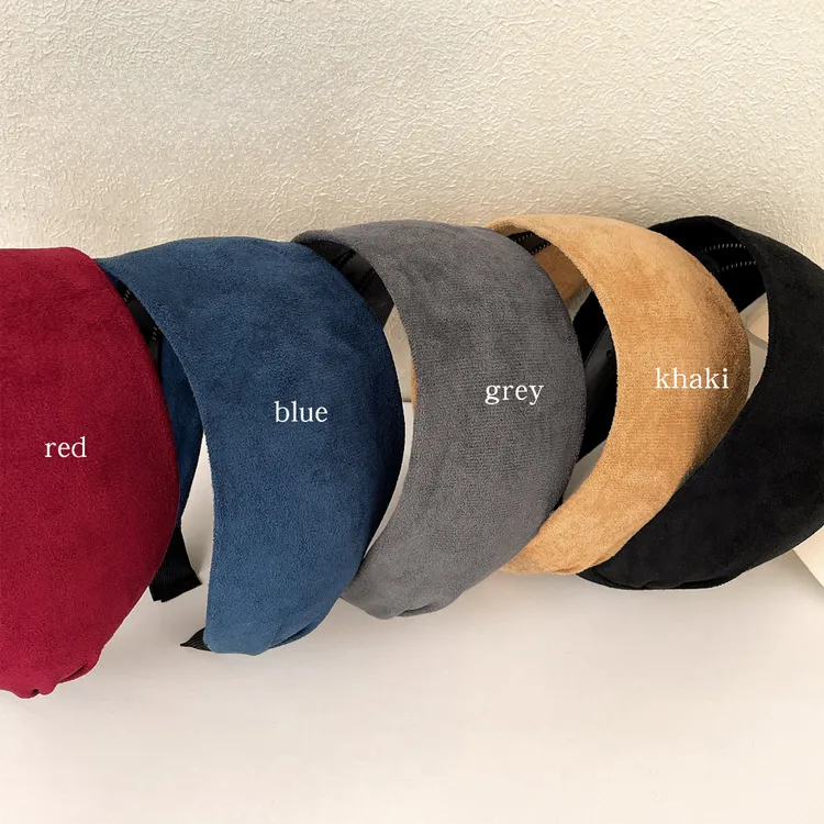 法式针织灰色加宽发箍女高颅顶时尚发带头箍发卡头饰宽边早秋发饰