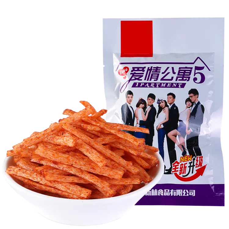 【发十包】新林爱情公寓辣条8090后儿时怀旧香辣面筋零食