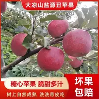 四川大凉山盐源高山丑苹果苹果脆甜多汁营养香甜