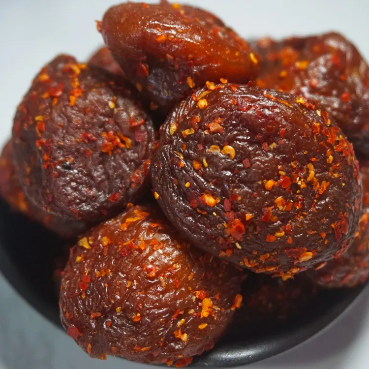 辣味沙漠杏干大杏干辣味十足果肉厚实软糯湖南人儿时味道辣椒杏干