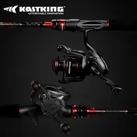 Kastking/卡斯丁布鲁图斯路亚套装全套铝合金路轻雷双竿稍竿顺滑