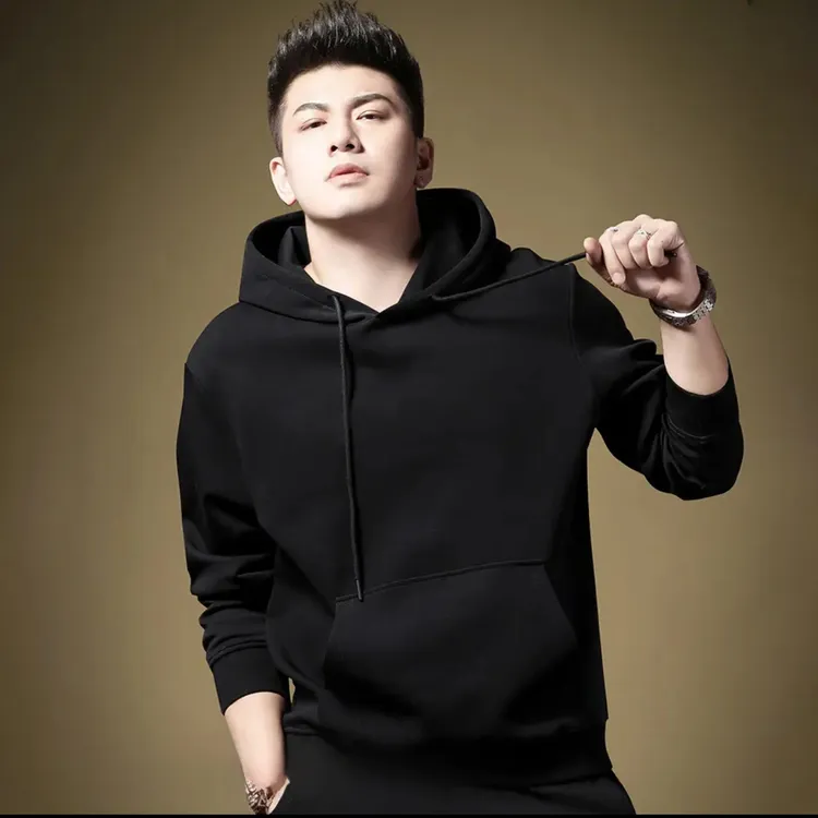 秋季男士连帽卫衣休闲时尚百搭长袖潮流韩版冬季加厚套头春季加绒