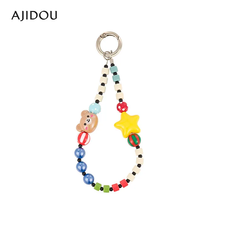 AJIDOU阿吉豆挂件可爱配饰俏皮小熊饰品配件玩偶潮趣时尚