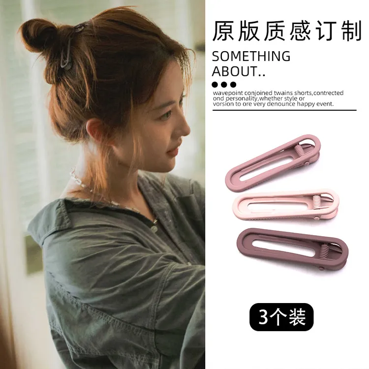 玫瑰故事黄亦玫刘亦菲同款发夹前额新款无痕刘海侧边碎发卡子头饰