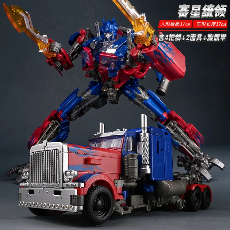 擎天柱大黄蜂部分合金手办儿童礼物男汽车变形金刚机器人玩具模型