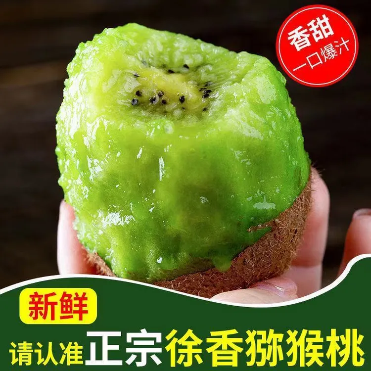 【硬果即食或冷藏】陕西徐香绿心猕猴桃新鲜周至奇异果新鲜猕猴桃