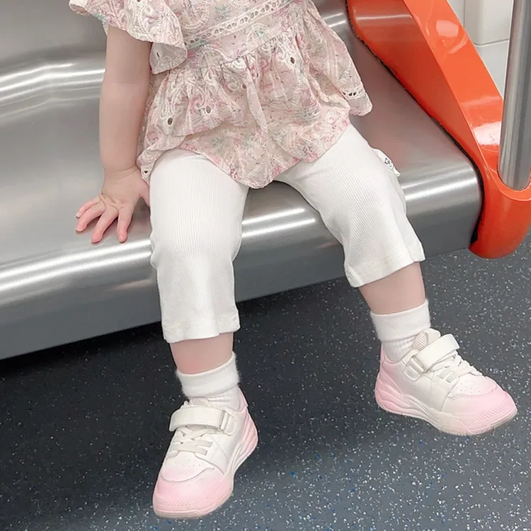 【优幕丝喇叭裤 小乐妈咪】女童喇叭款夏装新款宝宝裤子夏季休闲B14