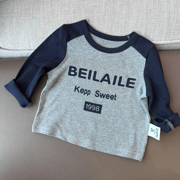 【面膜感的优可丝t 小乐妈咪】宝宝长袖T恤秋小童衣服打底衫上衣H9