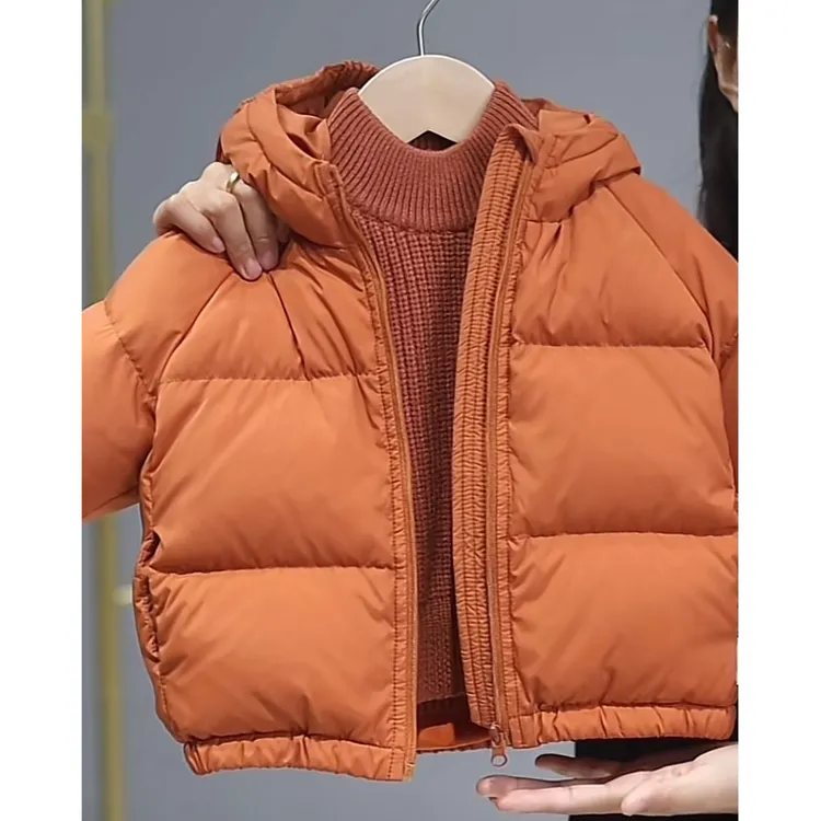 【连帽三防羽绒服 小洛妈咪】婴儿童羽绒服男女宝宝秋冬小童外套J25