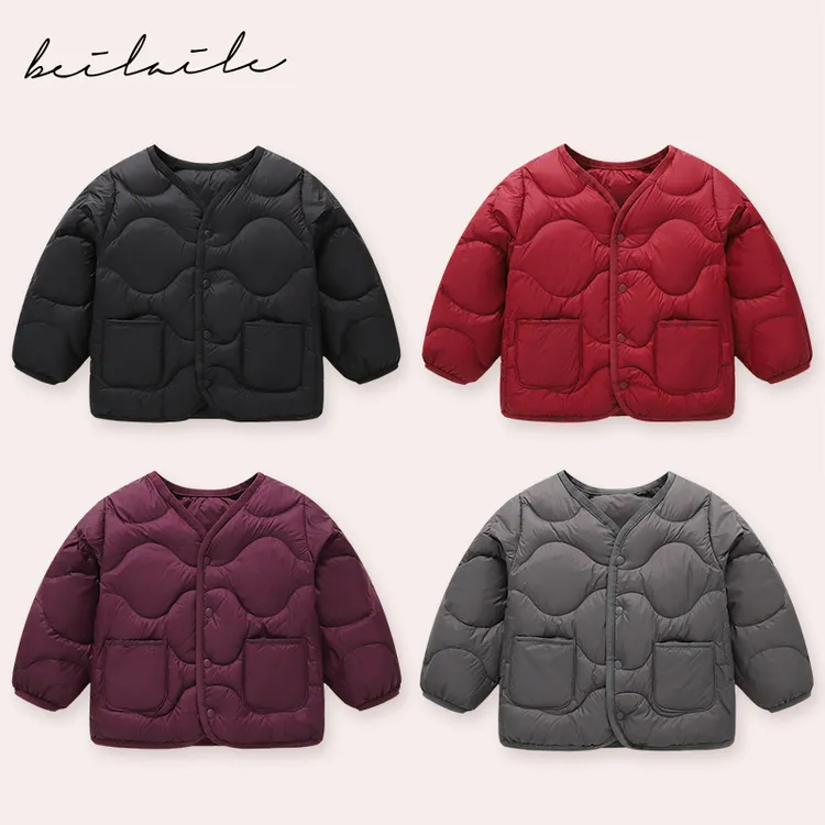 【无胆三防葫芦形轻羽绒】婴儿童连体衣服宝宝羽绒拜年秋冬KK