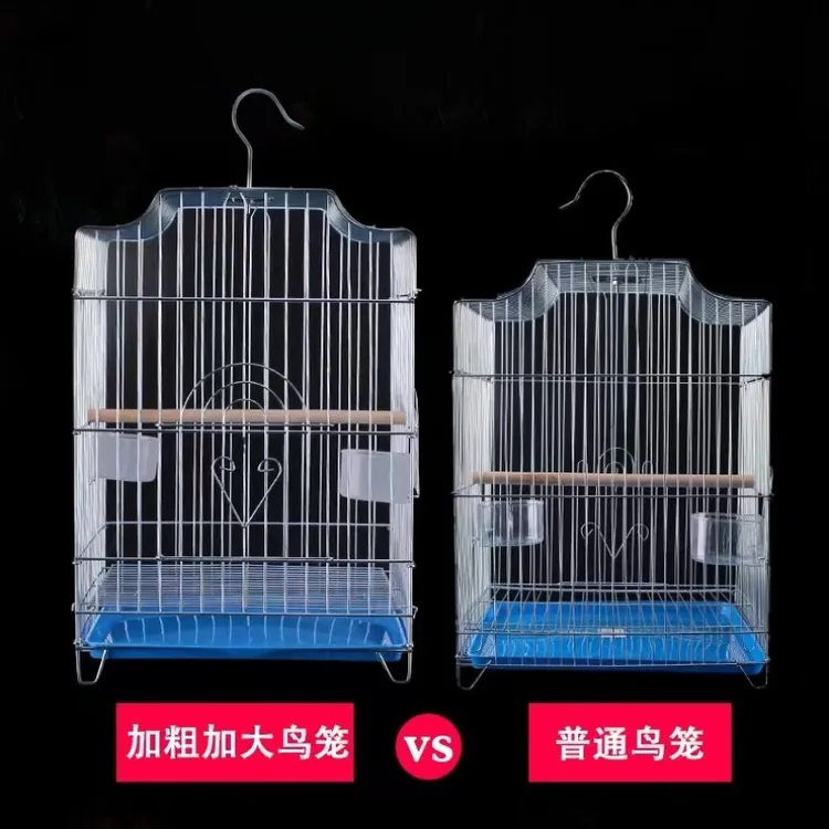 鸟笼八哥玄凤鹩哥鹦鹉笼子大号特大家用电镀大型繁殖大全