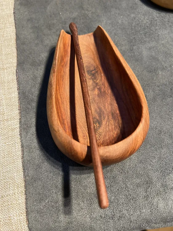 A11 茶则，紫檀 一套 茶针