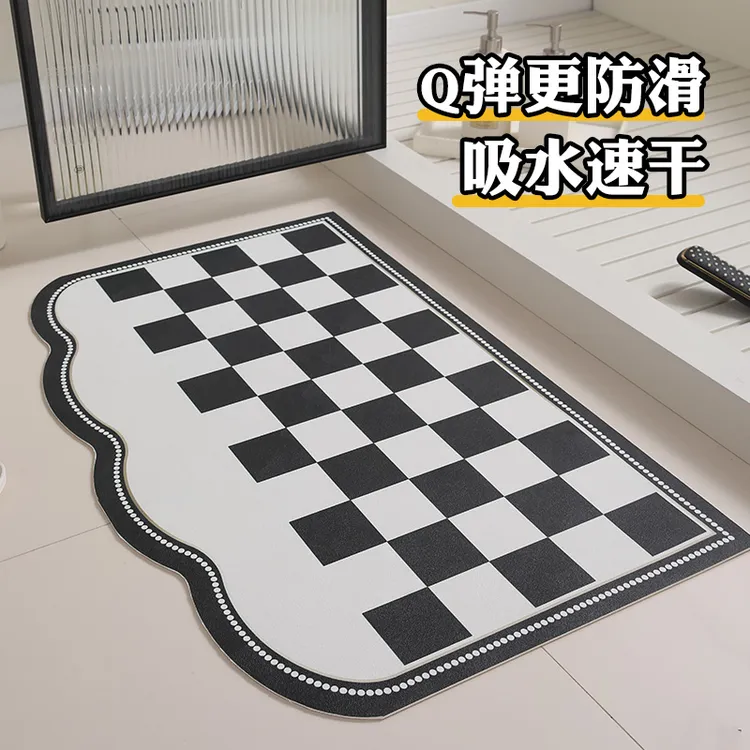 家用浴室吸水垫厕所地垫卫生间洗手间速干浴室垫升级版吸水防滑垫