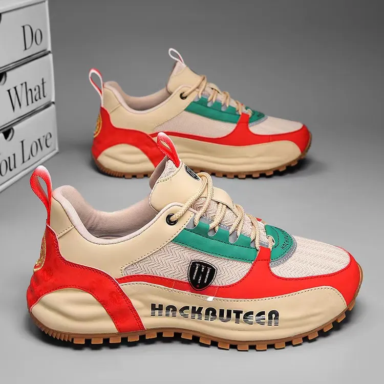 HACKBUTEER/火枪手男士时尚百搭夏季潮流潮鞋跑步网面鞋子春季088