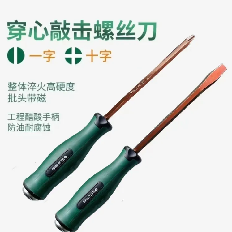 S2穿心螺丝刀一字十字各一把可敲击（主播专属）
