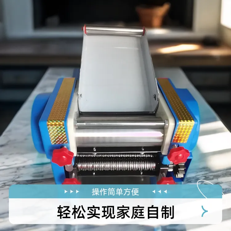 鑫威手摇不锈钢压面电动全自动面条家用小型的压面电动压面机