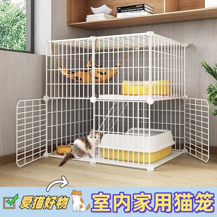 猫笼猫笼子家用室内可折叠猫笼猫咪隔离封闭繁育猫笼围栏猫笼猫舍