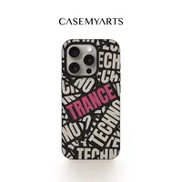 CASEMYARTS电音标签轻薄防摔磁吸手机壳适用苹果16/15/14/Pro/Max