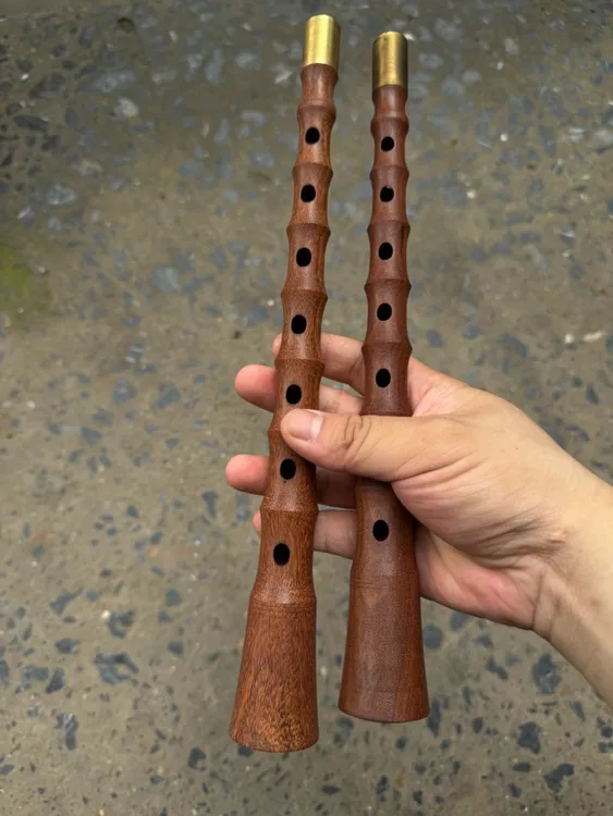 爆满金星紫檀唢呐31cm/29.8cm纯手工制作精品唢呐杆不定调