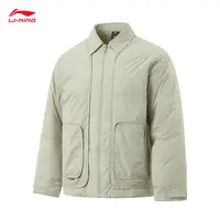 防泼水羽绒服丨李宁CF溯短款男户外80%鸭绒外套AYMU217