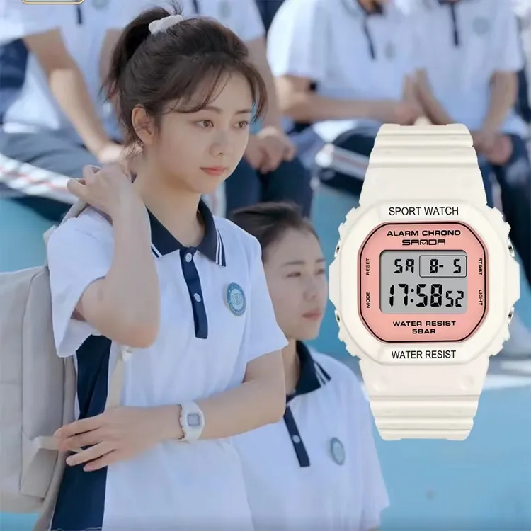 归路归晓谭松韵路晨井柏然同款手表女独角兽中学生防水情侣电子表