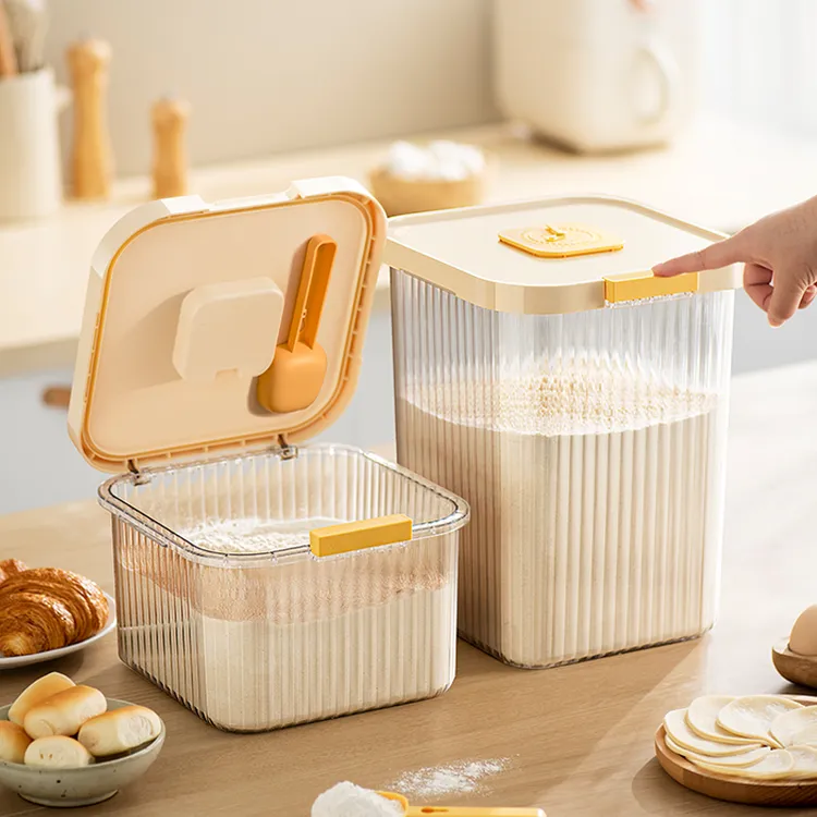 川岛屋面粉储存罐装米桶密封收纳家用专用面桶食品级米面储存容器