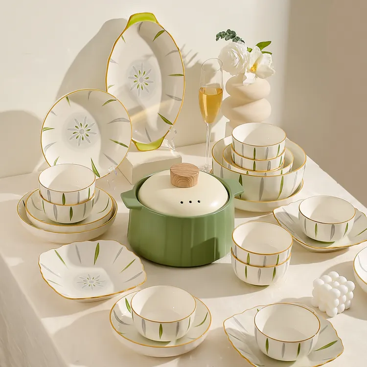 川岛屋家庭碗盘餐具全套2025新款碗筷套装搬家乔迁新居礼物送人