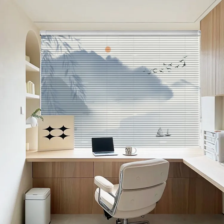 家用百叶帘防隐私奢华防晒客厅铝合金家居简易卧室书房厨房家用