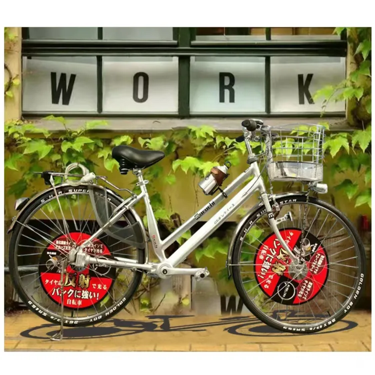 轴传动自行车 日本 铝合金无链条 轴传动 休闲通勤自行车