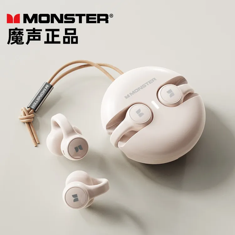 MONSTER/魔声XKT21无线蓝牙耳机耳夹式超长续航运动适用安卓苹果