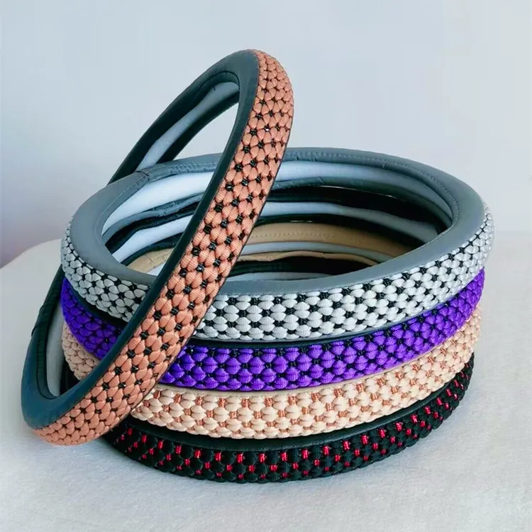 暴晒冰丝汽车方向盘套吸汗防滑夏季四季通用汽车把套千款车型可用