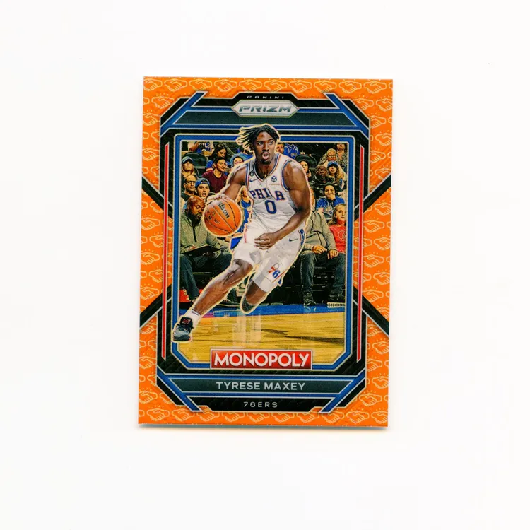 2022-23 帕尼尼 prizm大富翁系列 马克西 大比例 握手折 球星卡