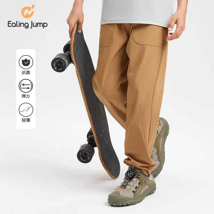 EALINGJUMP专业抗菌2024新款男童休闲裤透气夏季春夏宽松舒适