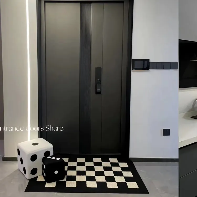 【两只羊】轻奢圈绒品质玄关地垫入户门耐磨耐脏防滑家用门口脚垫