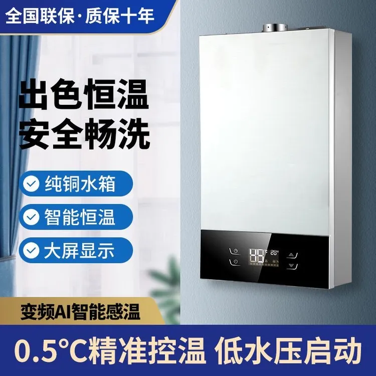 好太太12L16L燃气热水器电家用天然气强排式液化气煤气恒温热水器