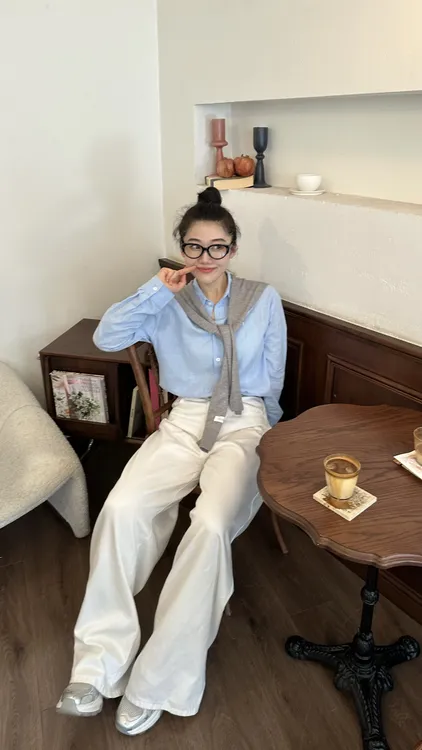 超文艺韩系奶灰春秋季灰色披肩纯色外搭针织空调甜美假领白色坎肩