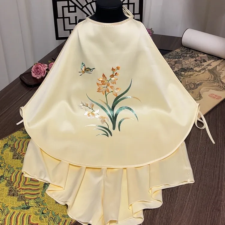 复古刺绣肚兜中国风女成人吊带内衣套装时尚居家服古风