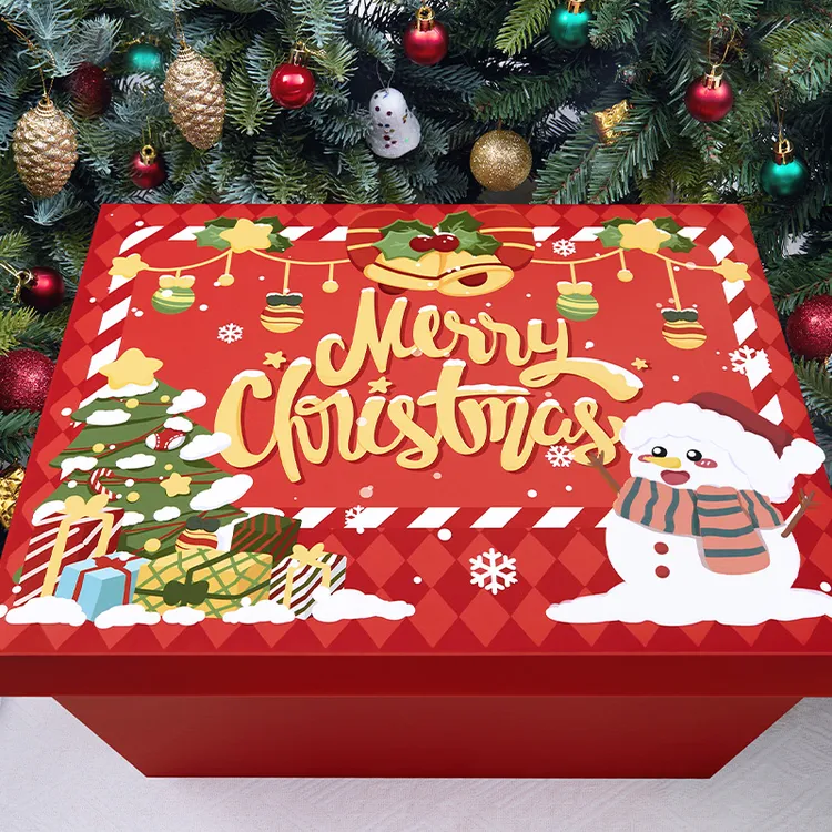 圣诞礼盒生日礼物盒空盒子包装盒礼品盒圣诞纸箱大号高级送女生  