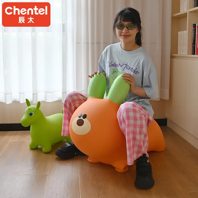 超大号成人跳跳马兔老大加大跳跳兔卡通动物座椅弹跳坐骑成人款