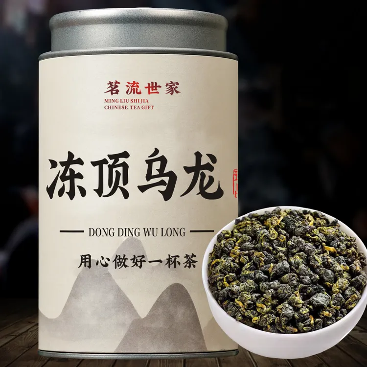 冻顶乌龙茶2025新茶叶浓香型台湾高山茶散装罐装茶叶自己喝