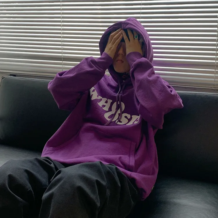 【双12好物】WHOOSIS（不知其名）幻影logo帽衫卫衣男女情侣秋冬加绒