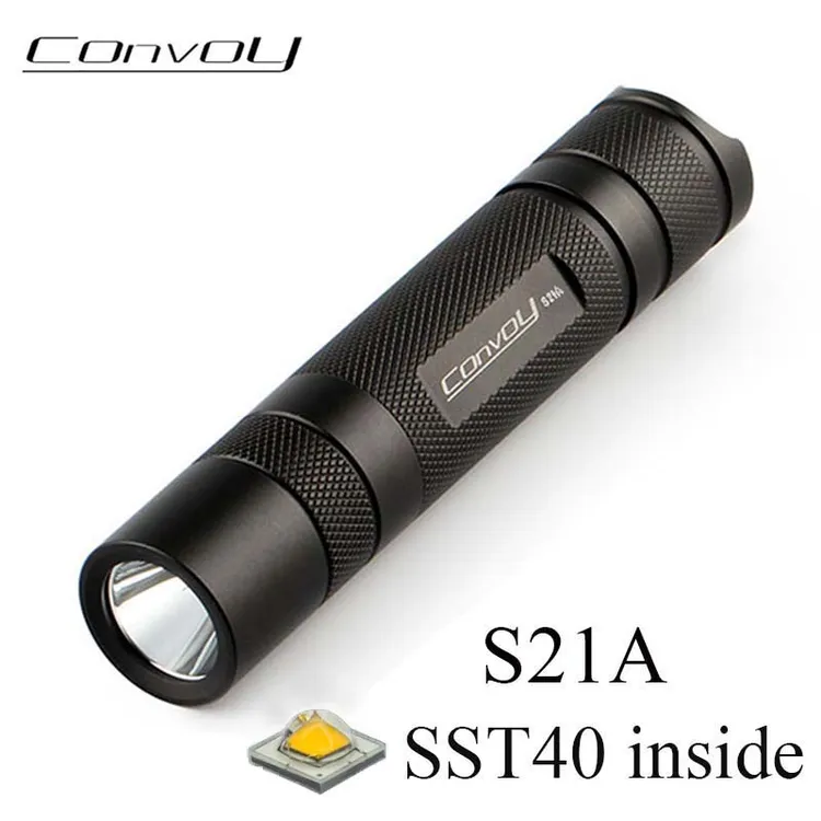 Convoy手电筒S21A SST40 Led高功率21700钓鱼露营徒步登山工作灯