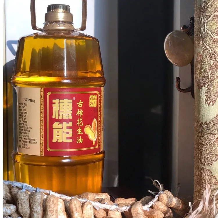 SUINENG/穗能浓香花生油5L古法压榨工艺地道营养食用浓香花生油