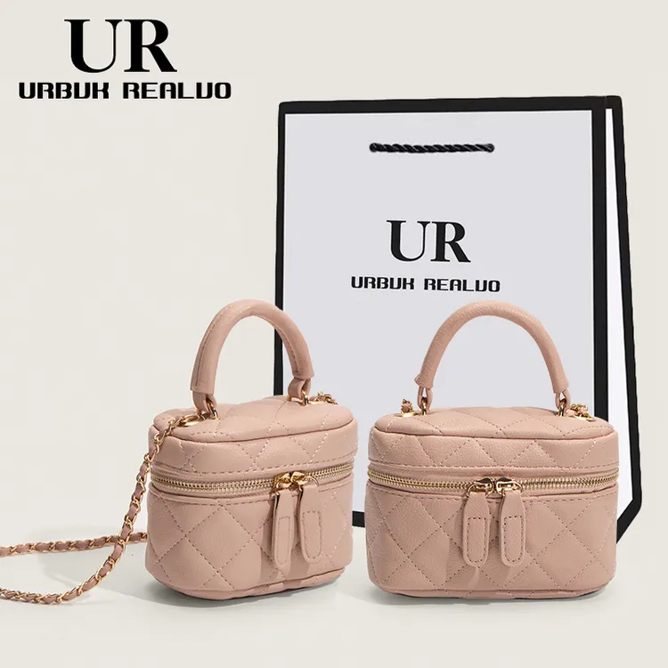 专柜女包包保龄球新款盒子迷你小香风链条包单肩手提斜挎包