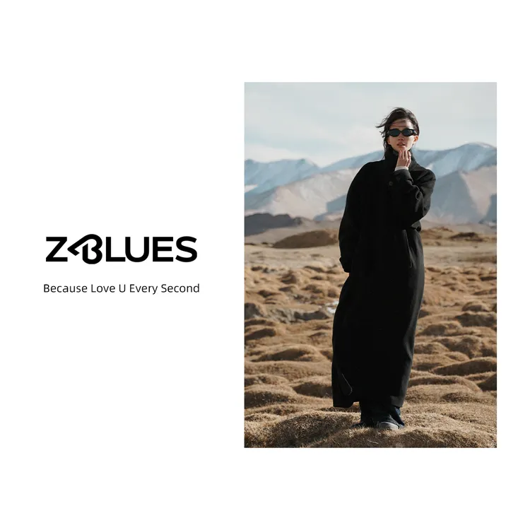 Z.blues【温暖定力】秋冬气质高支单面羊绒大衣YZJLQ9095