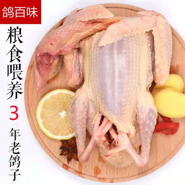 鸽子肉乳鸽生鲜土鸽子农家散养新鲜现杀小鸽子老鸽子鸽子汤6两