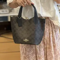 COACH/蔻驰Hanna菜篮子18*11*20cm水桶包手拎斜挎包