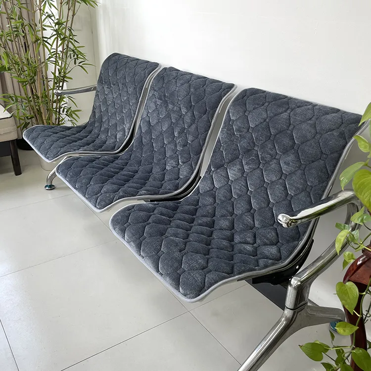 冬季公共连排椅坐垫套银行连排等候座垫套医院诊所输液椅套防滑