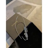 合金无非金属耳饰 银 卢尚原创定制手工耳环88804