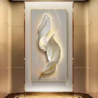 新款客厅装饰画走廊玄关入户过道挂画简约现代轻奢风晶瓷挂画